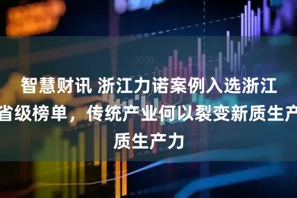 智慧财讯 浙江力诺案例入选浙江省省级榜单，传统产业何以裂变新质生产力